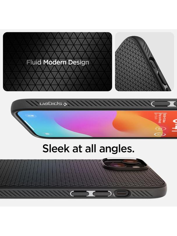 SPIGEN futerał LIQUID AIR do IPHONE 15 Plus matte black