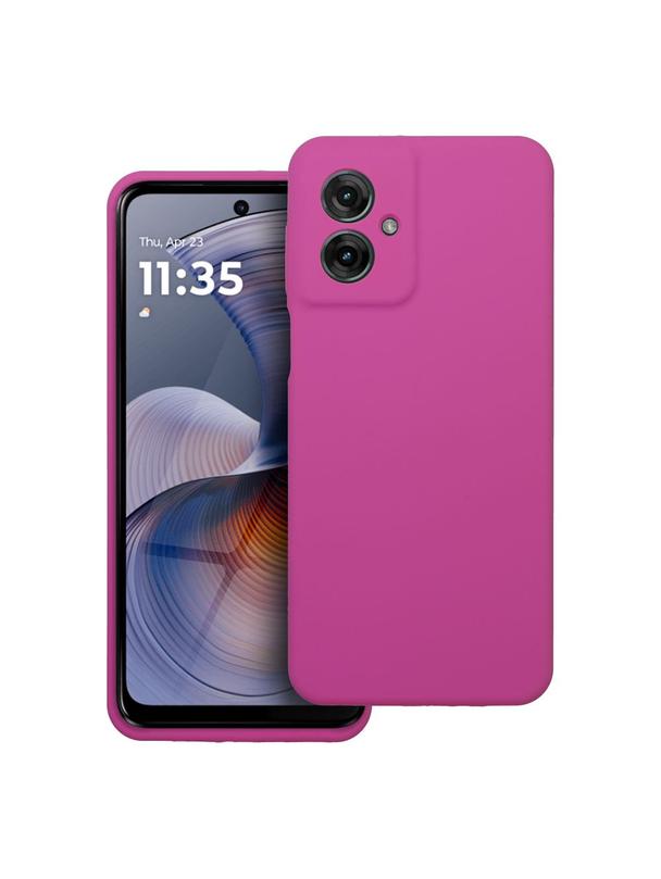 Futerał SILICONE 2mm do MOTOROLA G55 5G róż