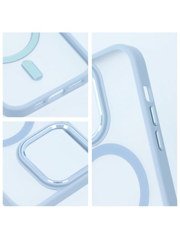 Futerał MATTE MAG COVER kompatybilny z MagSafe do IPHONE 14 niebieski