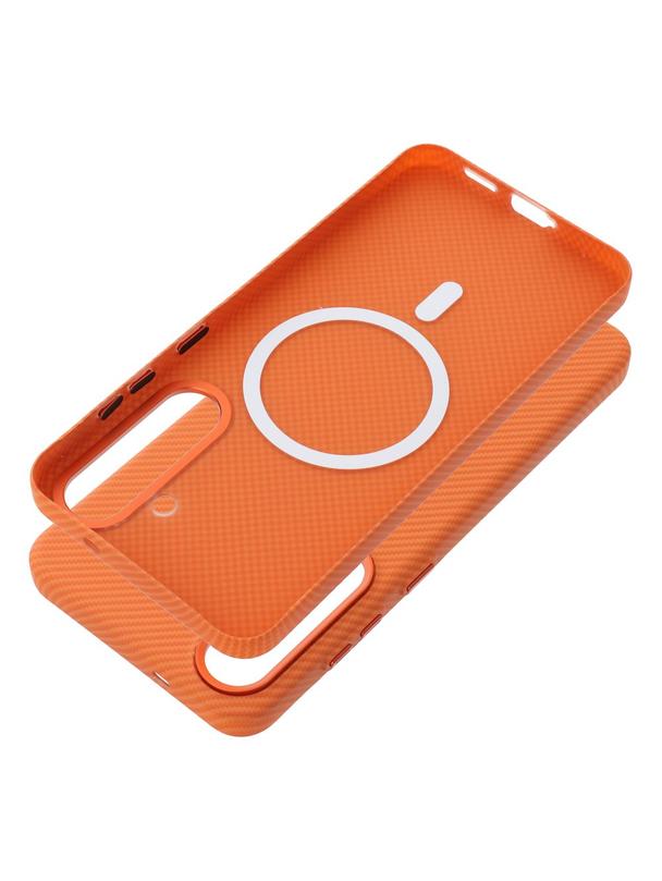 Futerał do Samsung S26 ULTRA Kevlar zgodny z MagSafe pomarańczowy