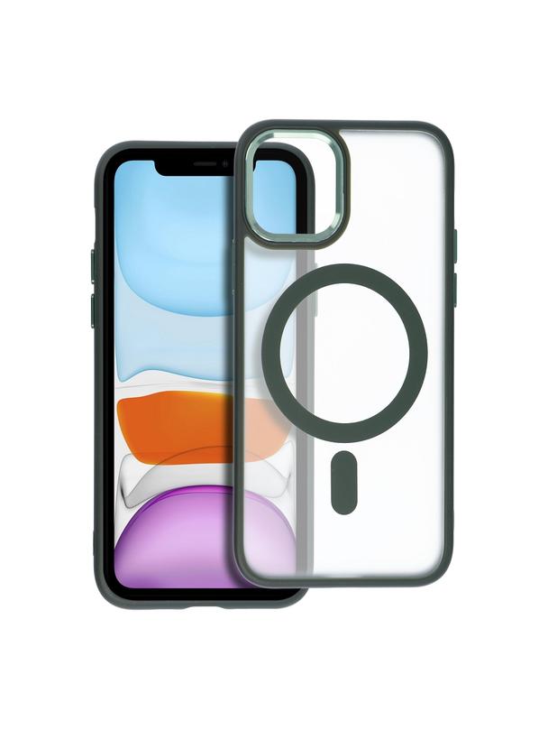 Futerał MATTE MAG COVER kompatybilny z MagSafe do IPHONE 11 Pro zielony