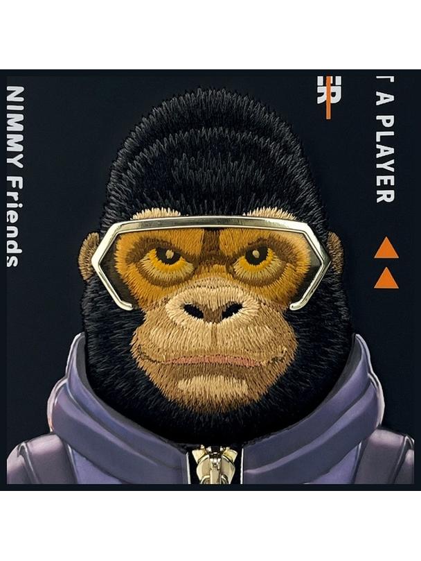 NIMMY futerał COOL&CUTE 2.0 Monkey do IPHONE 15 Pro czarny