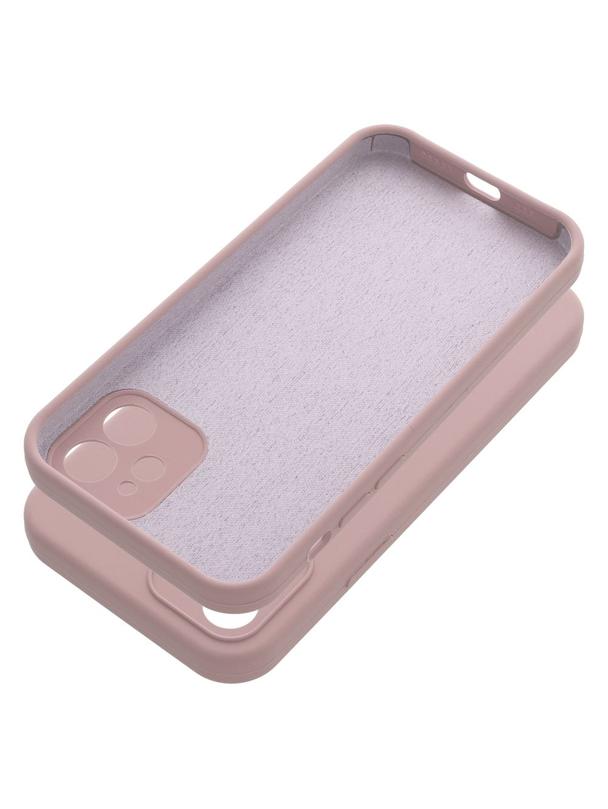 Futerał SILICONE 2mm do IPHONE 12 pudrowy róż