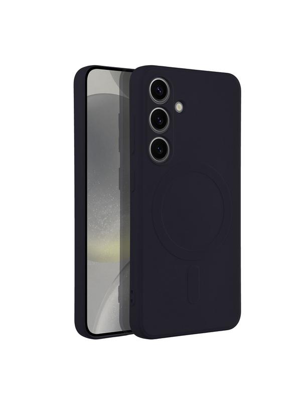 Futerał SILICONE MAG COVER kompatybilny z MagSafe do SAMSUNG S24 czarny