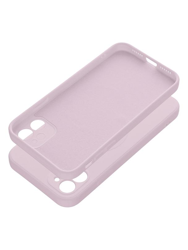 Futerał SILICONE MAG COVER kompatybilny z MagSafe do IPHONE 11 różowy
