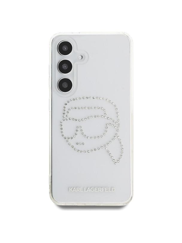 KARL LAGERFELD futerał do SAMSUNG S25 KLHCS25SHKHDCELT (IML Rhinestones K Head) transparentny