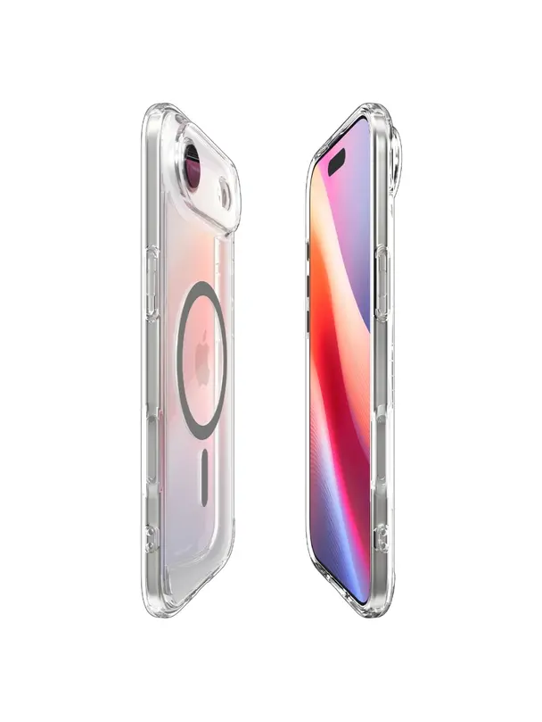 SPIGEN futerał ULTRA HYBRID MAG kompatybilny z MagSafe do IPHONE 17 Air clear graphite