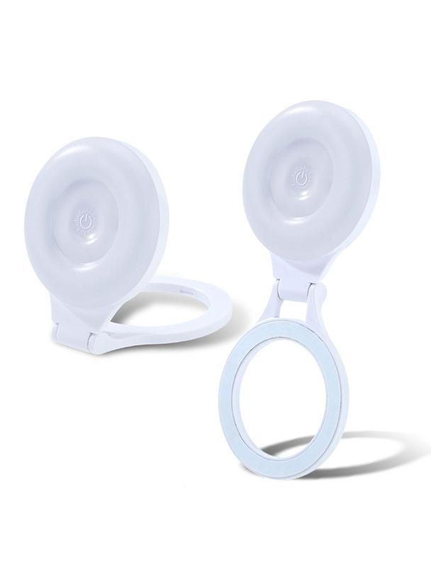 Podstawka magnetyczna do telefonu z lampką kompatybilna z MagSafe L8 biała