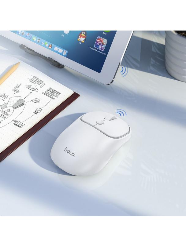 Myszka bezprzewodowa Hoco 2,4G 1600 dpi GM25 biała