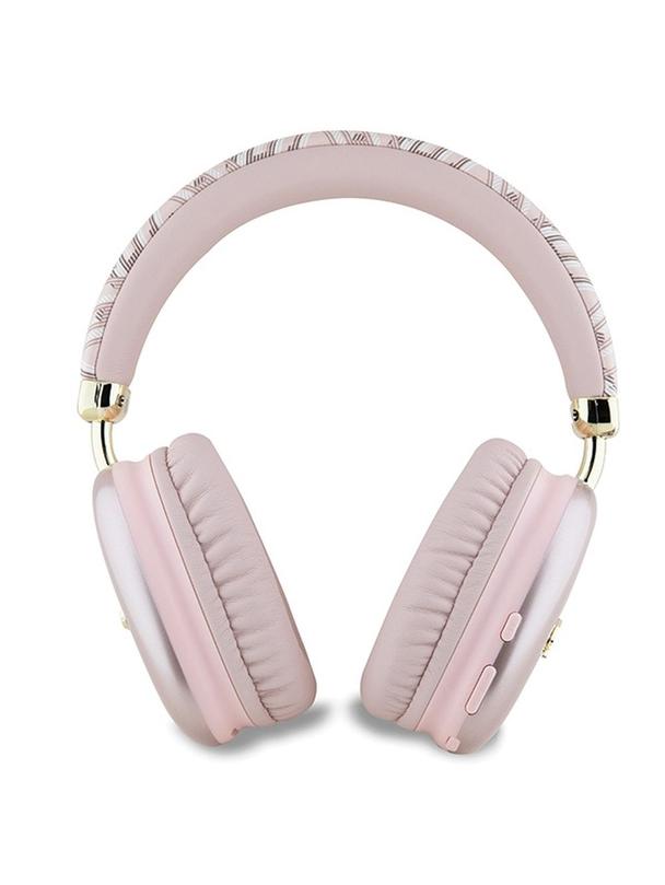 GUESS słuchawki bezprzewodowe bluetooth nauszne GUBHK1GCTCSP (Gcube Metallic Script Logo) różowe