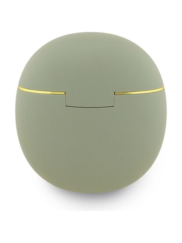 Słuchawki bezprzewodowe douszne Guess TWS GUTWSA15HETN (Small Round Script Print) khaki