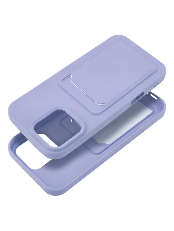 Futerał CARD CASE do IPHONE 16 Pro Max fioletowy