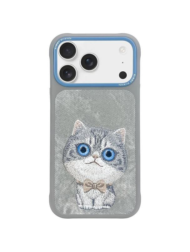 NIMMY futerał BIG EYED PET 2.0 Cat do IPHONE 17 Pro Max szary
