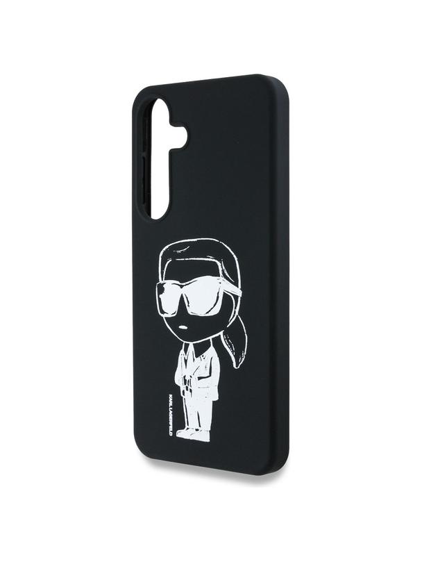 KARL LAGERFELD futerał do SAMSUNG S25 KLHMS25SPNYKGRTK (Magnetic Silicone Graffiti Ikonik) czarny