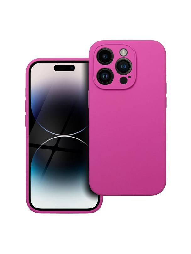 Futerał SILICONE 2mm do IPHONE 14 Pro róż