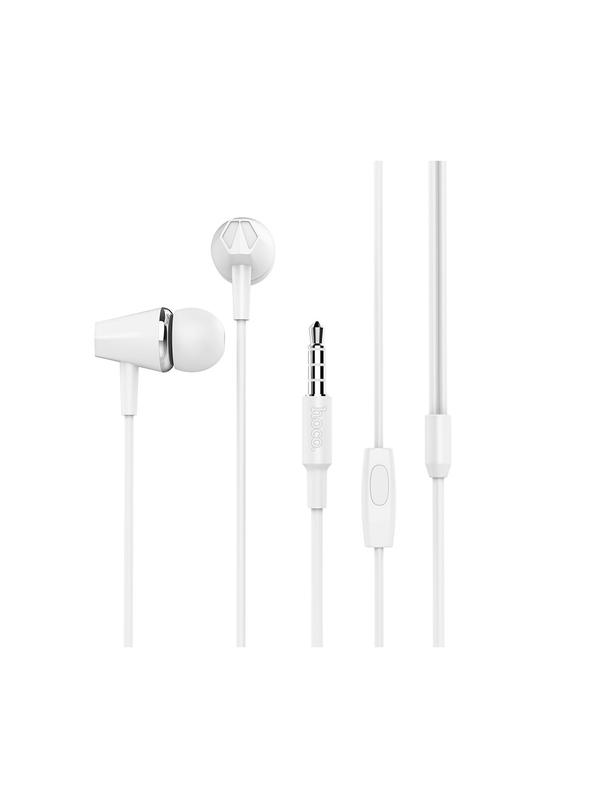 Słuchawki przewodowe douszne Jack 3,5 mm Hoco M34 białe
