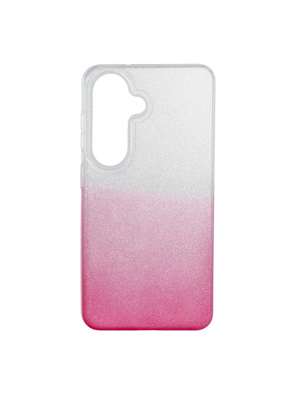 Futerał SHINING do SAMSUNG S26 transparentny różowy