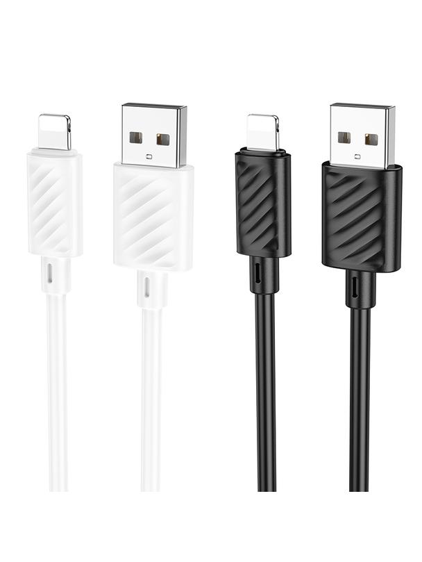 Kabel USB A do Lightning Hoco 2,4A 2 m X88 czarny