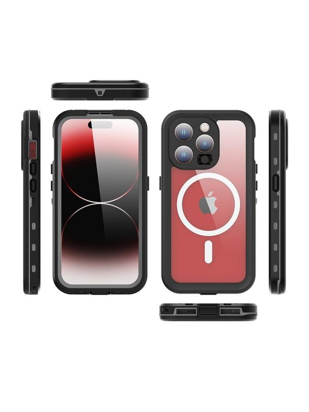 Futerał wodoodporny SHELLBOX DOT kompatybilny z MagSafe do IPHONE 15 Pro czarny