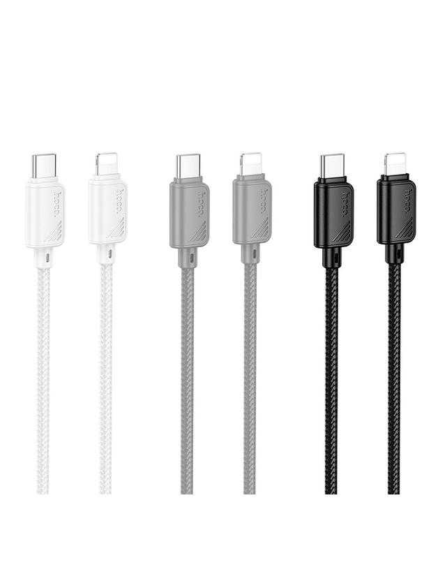 Kabel USB C do Lightning Hoco PD 27W 1 m X113 czarny