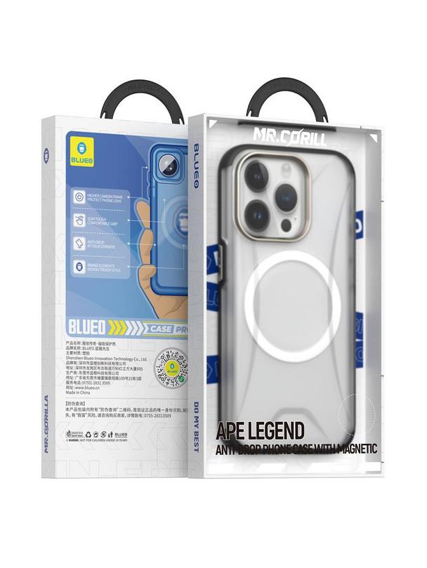 BLUEO APE Legend Anti-Drop Phone Case - Apple iPhone 16 Pro szary