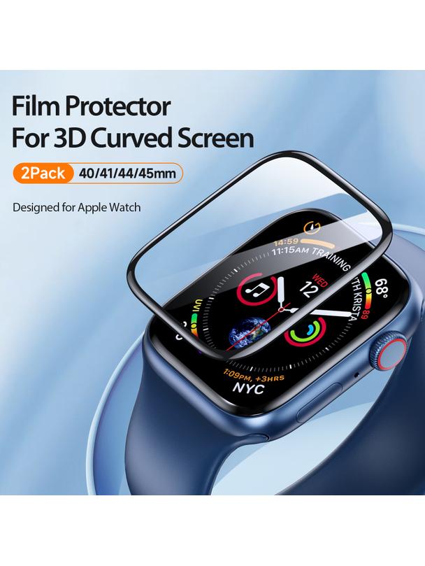 DUX DUCIS protektor PMMA z ramką do Apple Watch 10 46 mm czarne