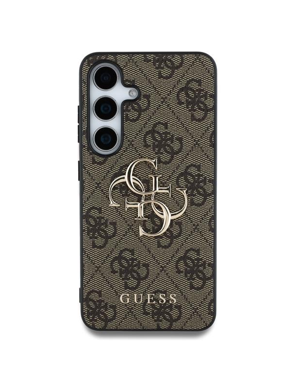 GUESS futerał do SAMSUNG S25 Plus GUHCS25M4GMGBR (4G PU Big Logo) brązowy