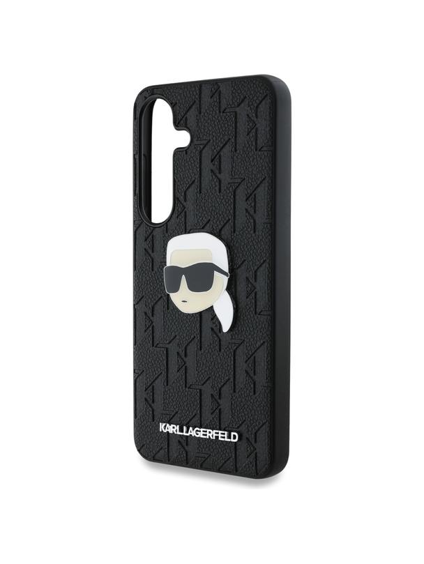 KARL LAGERFELD futerał do SAMSUNG S25 KLHCS25SPGKLKIPK (PU Monogram K. Head Pin) czarny