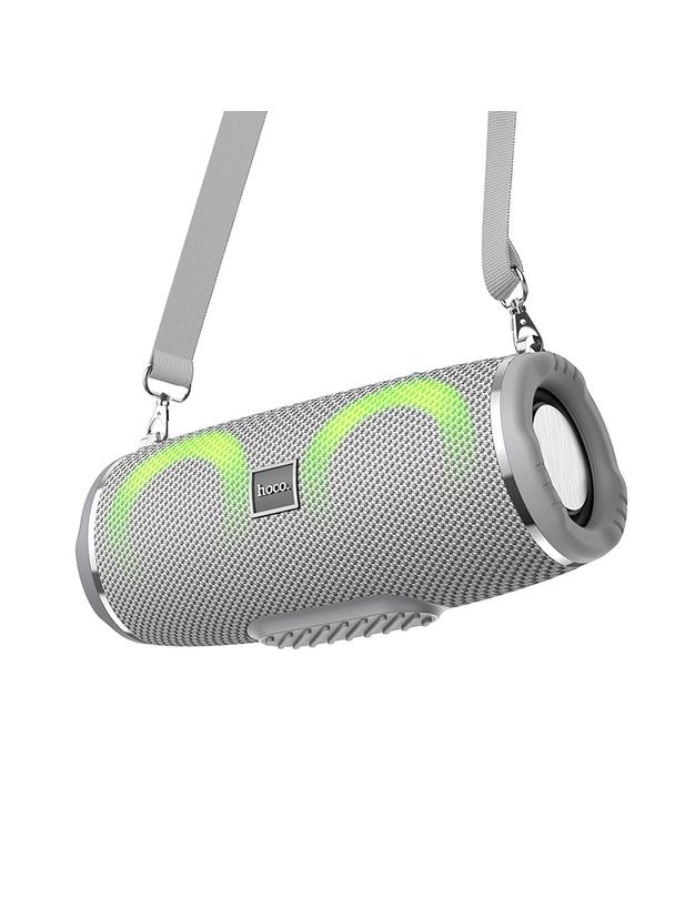 Głośnik bluetooth LED 2 x 5W 2h Hoco HC12 szary