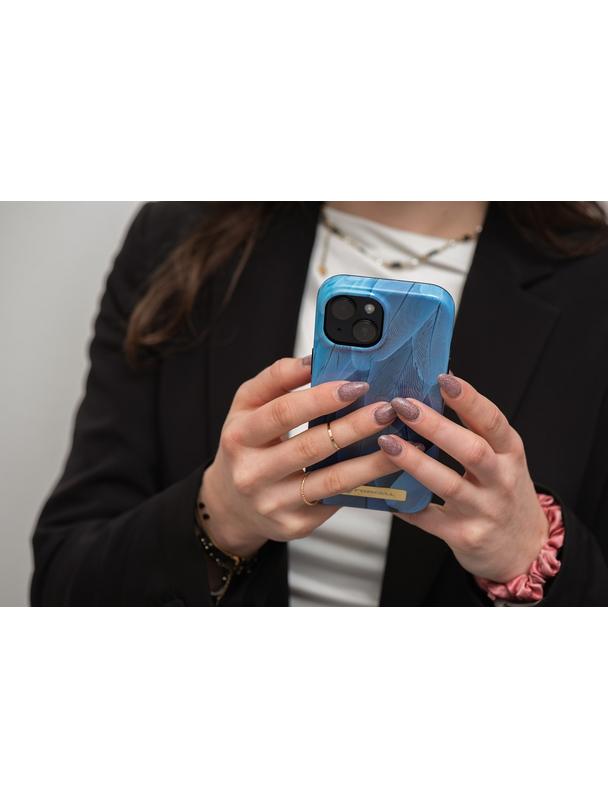 Etui na iPhone 15 Forcell F-Protect Mirage zgodny z MagSafe blue bird