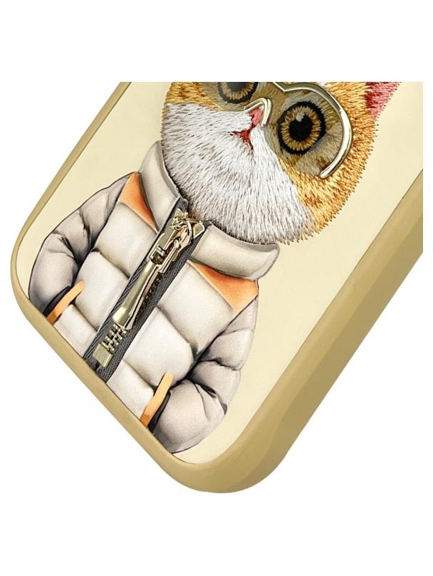 NIMMY futerał COOL&CUTE 2.0 Cat do IPHONE 16 Pro khaki