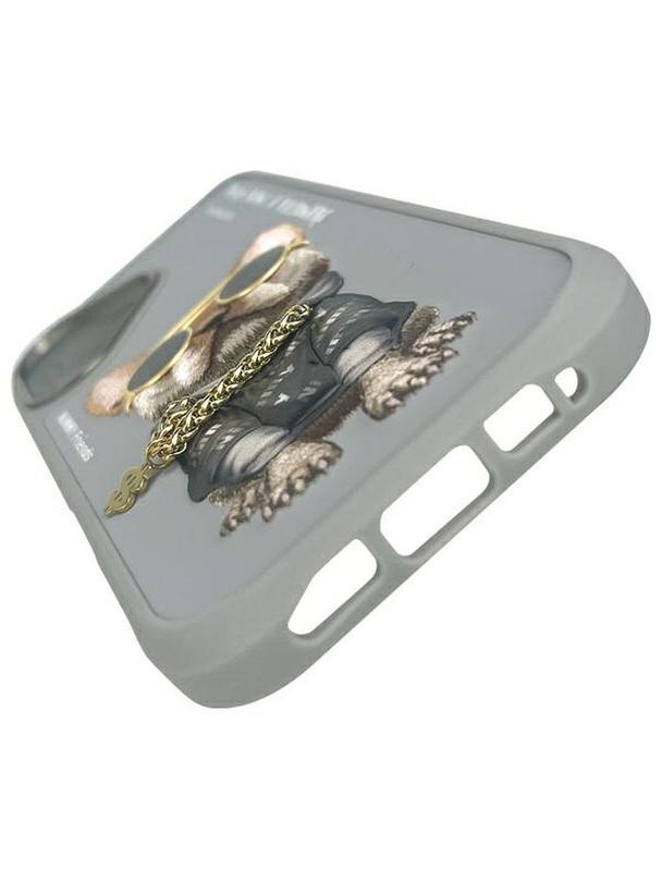 NIMMY futerał GLASSES COOL DOG do IPHONE 16 szary