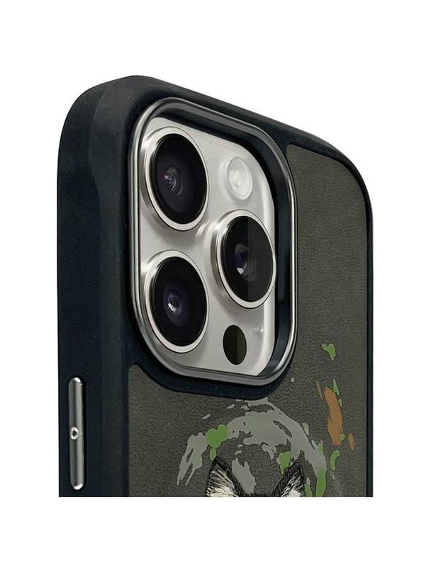 NIMMY futerał WILK kompatybilny z MagSafe do IPHONE 16 Pro Max ciemno szary