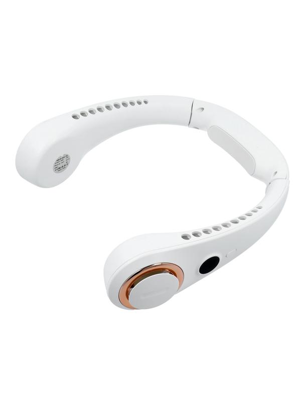 Przenośny wentylator na szyję F50 biały