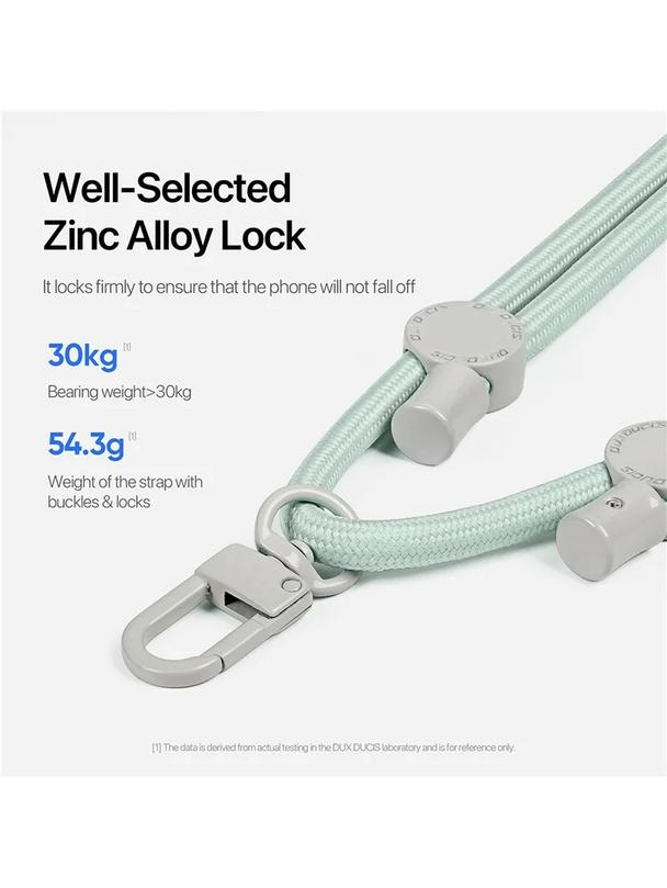 DUX DUCIS Plaz - smycz do telefonu jasno zielona