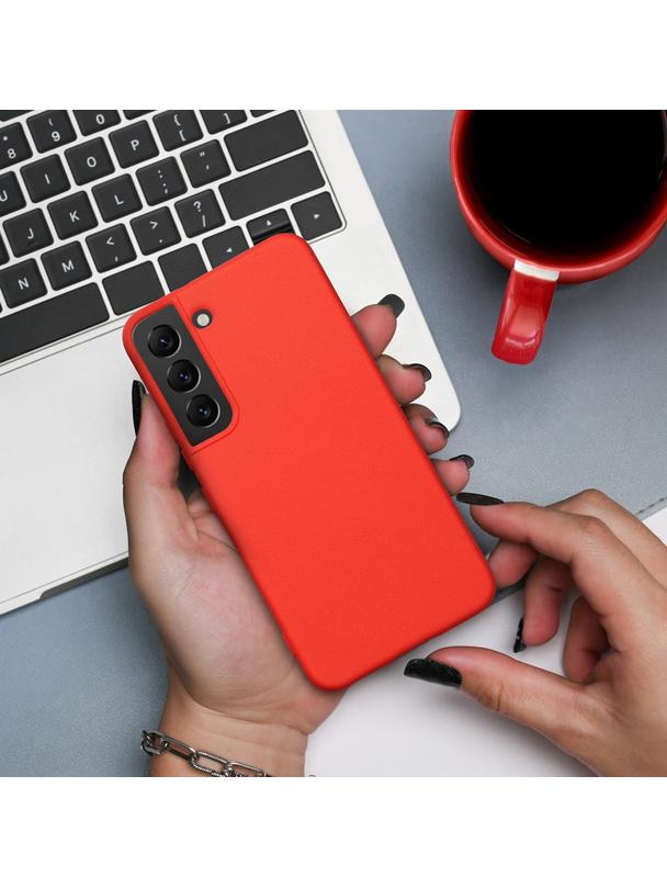 Futerał SILICONE do SAMSUNG S24 brzoskwiniowy