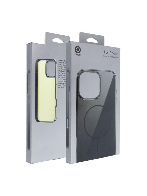 Glossy Mag Cover kompatybilny z MagSafe pasuje do IPHONE 16 PRO czarny