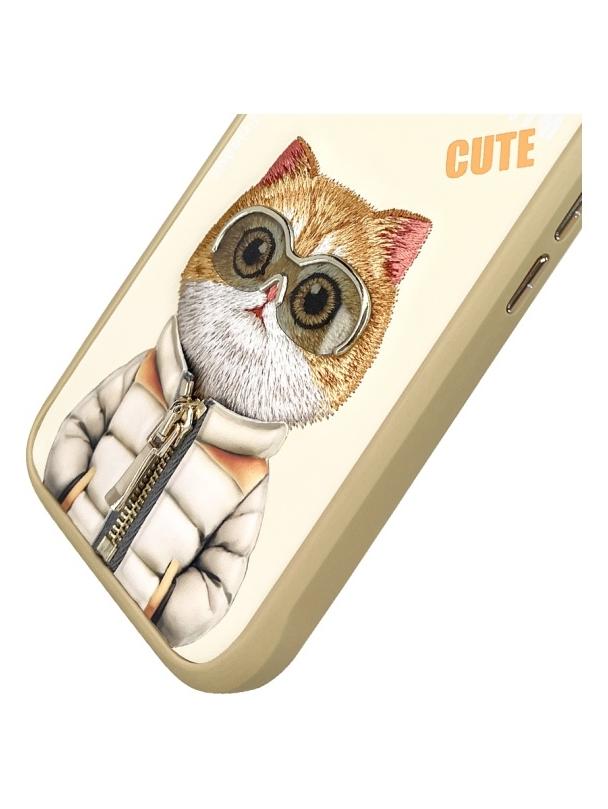 NIMMY futerał COOL&CUTE 2.0 Cat do IPHONE 16 khaki