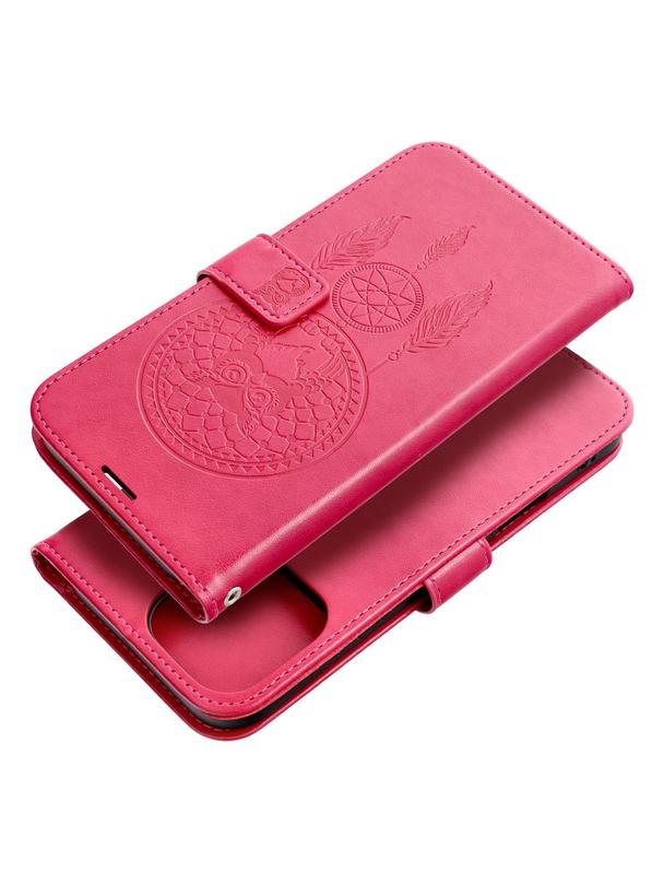 Kabura MEZZO Book do IPHONE 16 Pro Max łapacz snów magenta