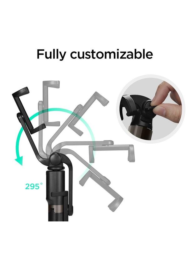 SPIGEN uchwyt selfie z pilotem bezprzewodowym S540W Tripod black