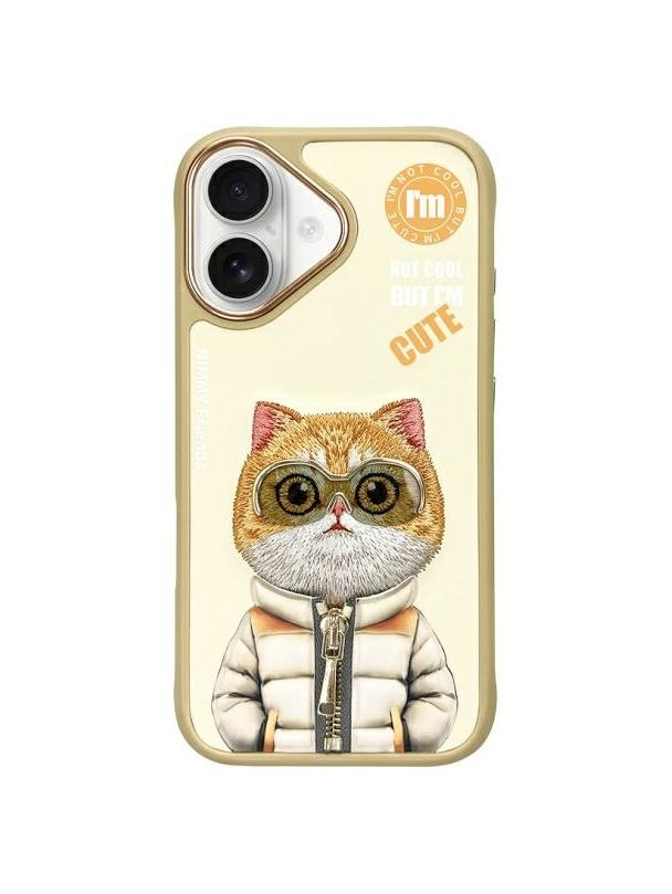 NIMMY futerał COOL&CUTE 2.0 Cat do IPHONE 16 khaki