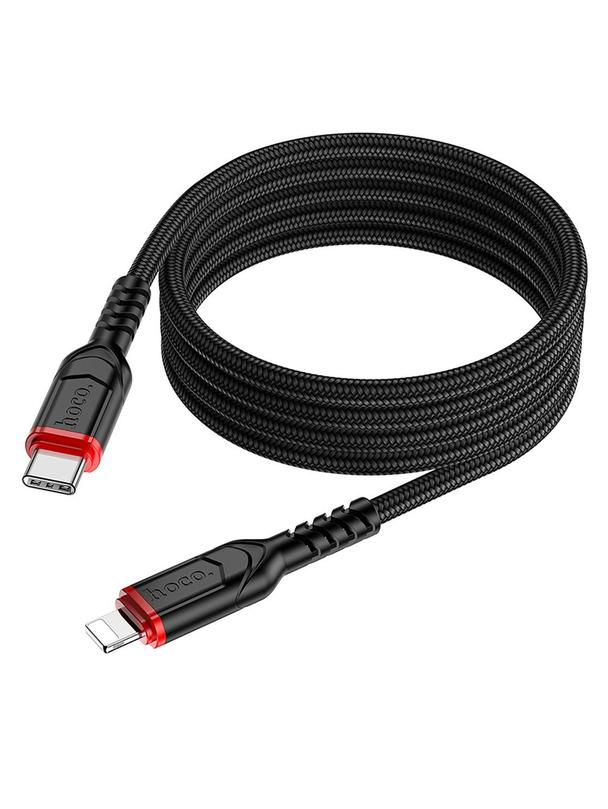 Kabel USB C do Lightning Hoco PD 3A 20W 1 m X59 czarny
