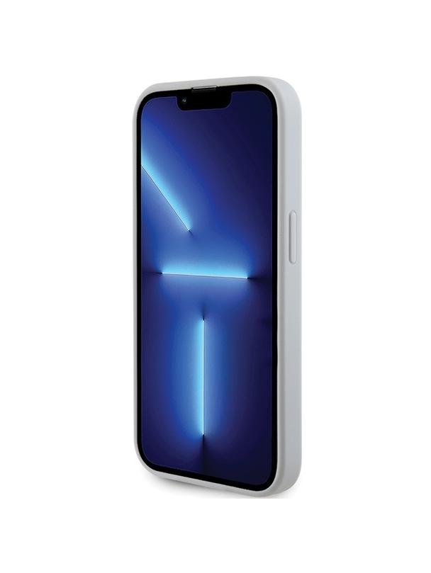 GUESS futerał do IPHONE 15 Pro GUHCP15LPS4DGPS (Strass Metal Logo) srebrny