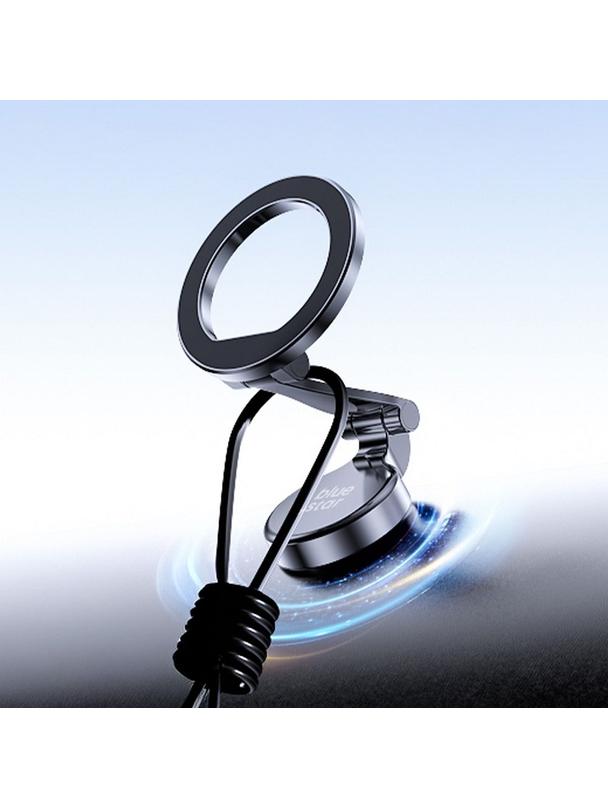 Uchwyt na telefon do samochodu magnetyczny BLUESTAR Easy View kompatybilny z MagSafe czarny