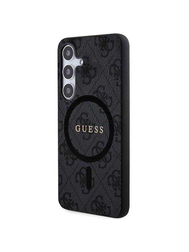 GUESS futerał do SAMSUNG S24 kompatybilny z MagSafe GUHCS24SGF4GGR (4G Ring classic logo) czarny