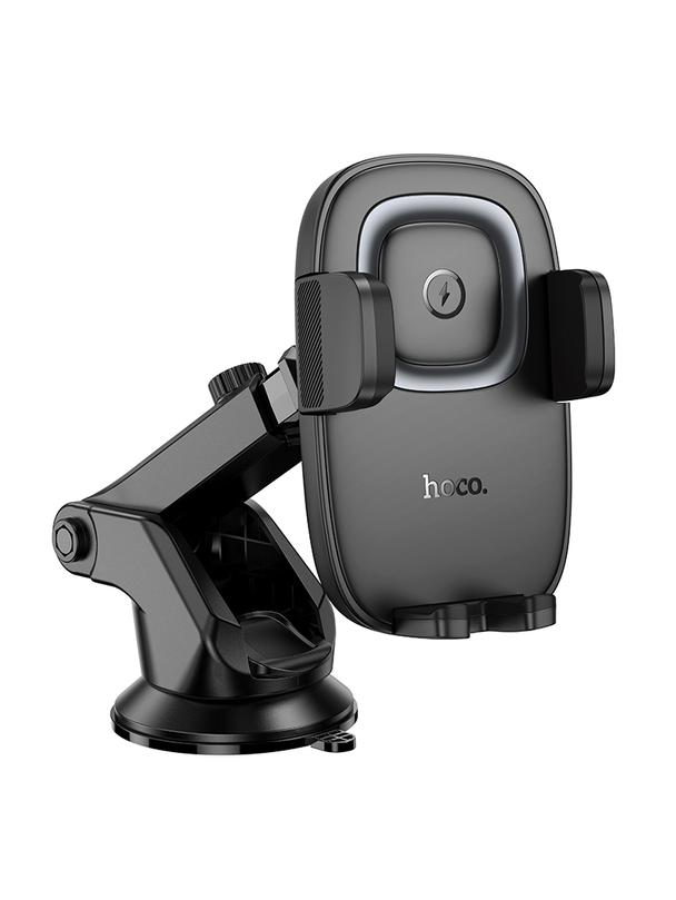 Uchwyt na telefon do samochodu indukcyjny Hoco 15W do deski HW32 czarny