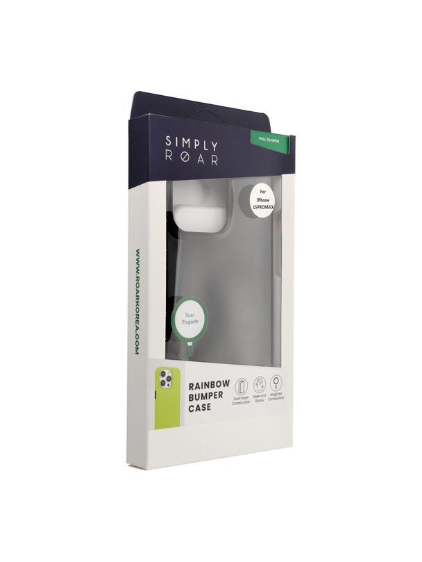 ROAR futerał RAINBOW BUMPER kompatybilny z MagSafe do IPHONE 15 Pro Max czarny