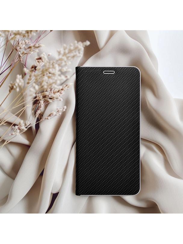 Kabura LUNA Book Carbon do SAMSUNG A71 czarny