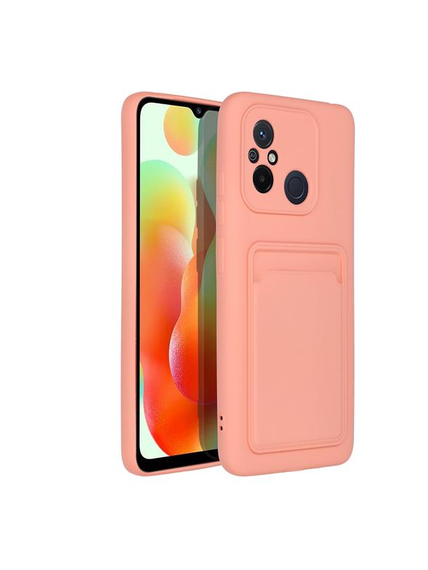 Futerał CARD CASE do XIAOMI Redmi 12C różowy
