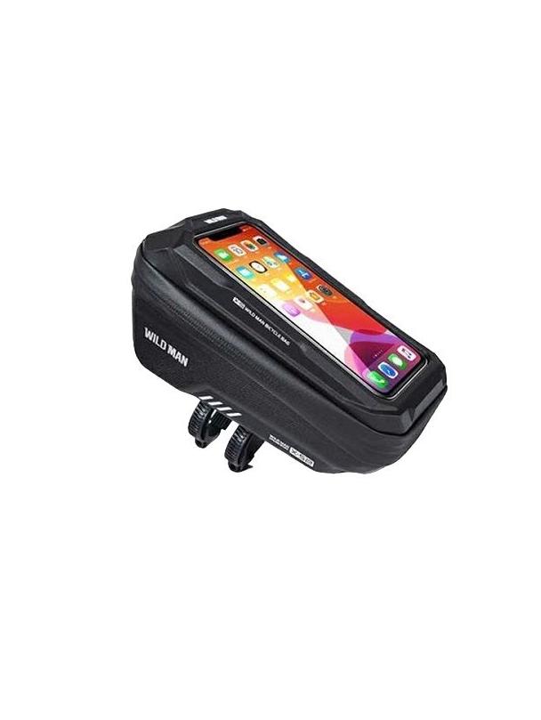 WILDMAN sakwa rowerowa na ramę na zamek 1L (4" - 7") XS2 czarna